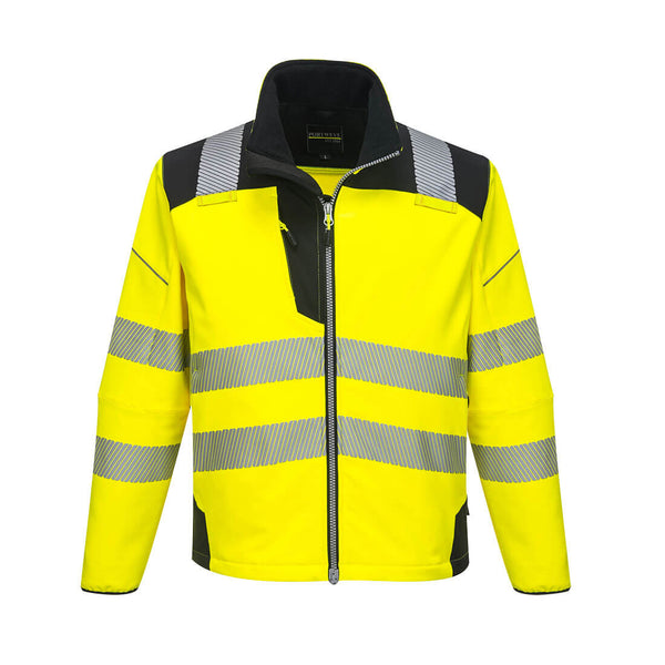 PW3 Hi-Vis Softshell (3L) Yellow/Black M Keans Claremorris