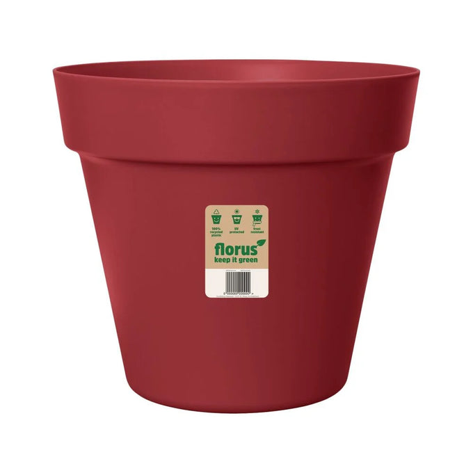 Paris Flowerpot Deep Red Keans Claremorris