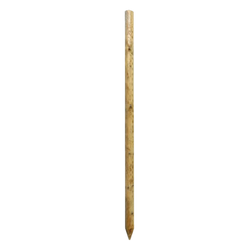 Peeled Green Post 5.5' Medium Round Stake 3"- 4" Keans Claremorris
