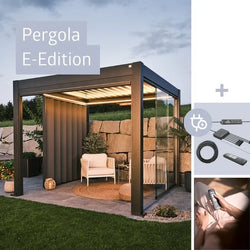 Biohort Pergola Metallic Quartz Grey Frame