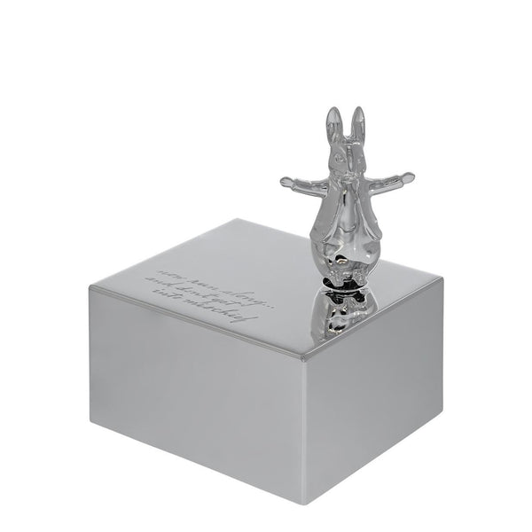 Peter Rabbit Silver Plated Musical Box Keans Claremorris