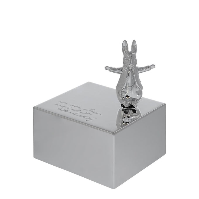 Peter Rabbit Silver Plated Musical Box Keans Claremorris