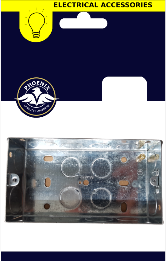 Phoenix 2-Gang 35mm Metal Socket Box Keans Claremorris