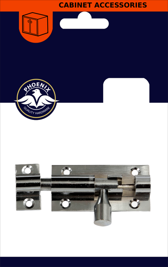Phoenix 4" Chrome Barrell Bolt Keans Claremorris