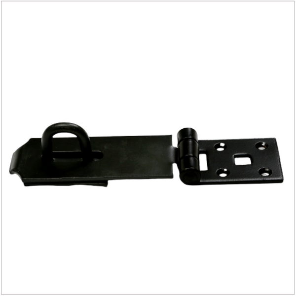Phoenix 6" Heavy Duty Hasp & Staple Black Keans Claremorris