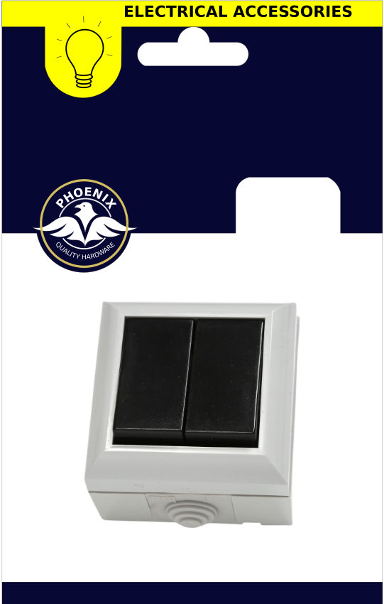 Phoenix Damp Proof Switch 2 Gang Keans Claremorris