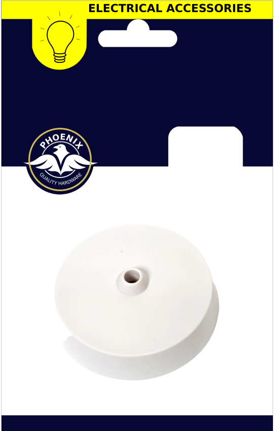 Phoenix Flat Ceiling Rose 90mm (1) Keans Claremorris