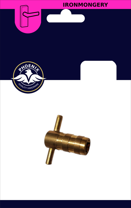 Phoenix Radiator Key Brass (2) Keans Claremorris
