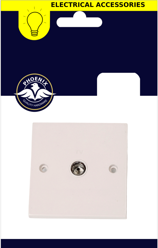 Phoenix Single Flush TV Socket (1) Keans Claremorris