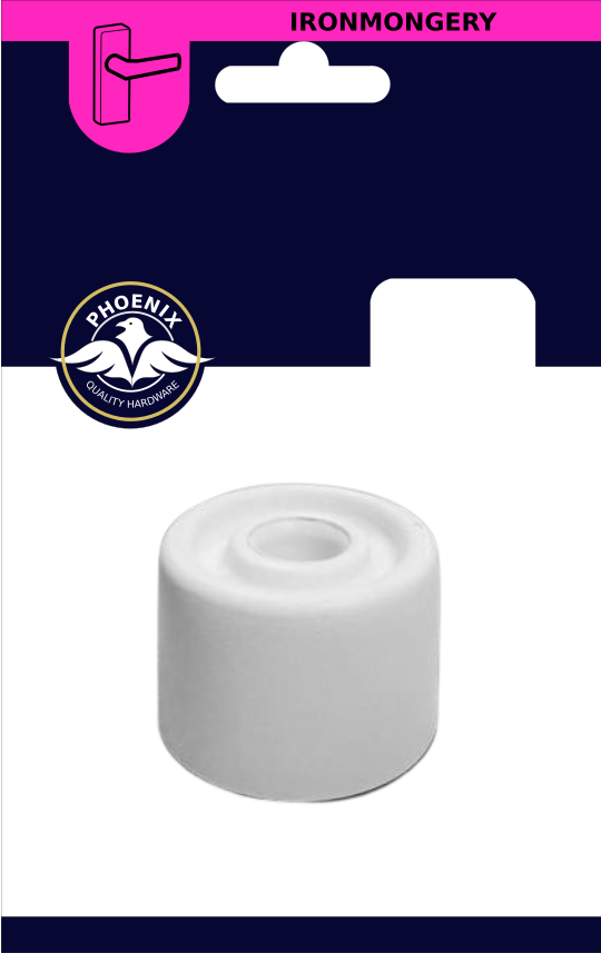 Phoenix White Door Stops (2) Keans Claremorris
