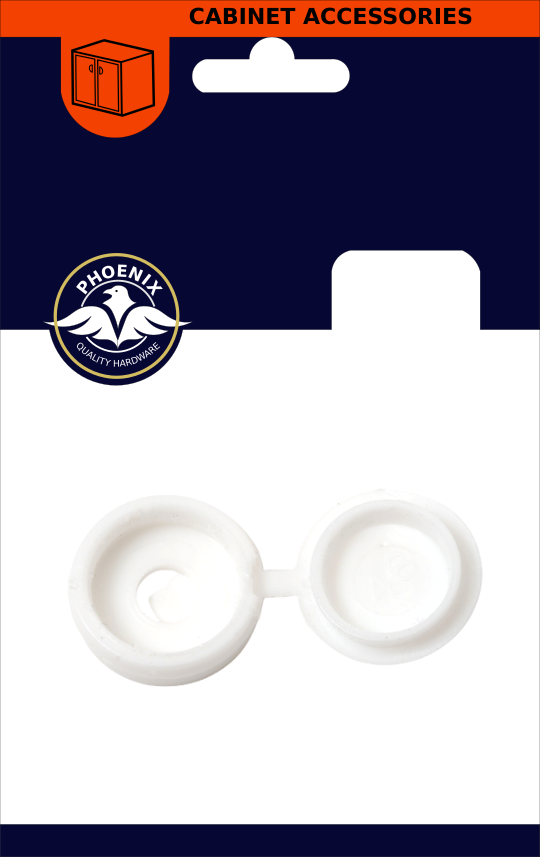 Phx White Screw Cover & Cap (20) Keans Claremorris