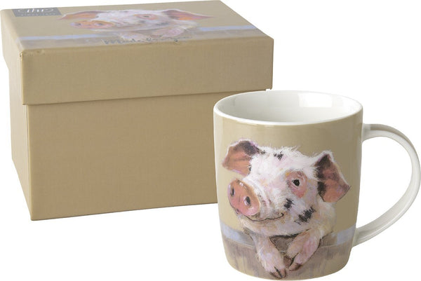 Pig Porcelain Mug with Gift Box – 300ml Keans Claremorris