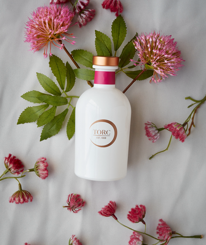 TORC Pink Vetiver Blossom Diffuser with floral scent, elegant design – available at Keans Claremorris