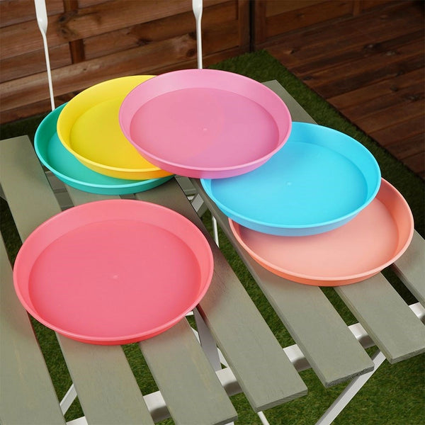 Plastic Plates in Net Multi-Coloured 6pce Keans Claremorris