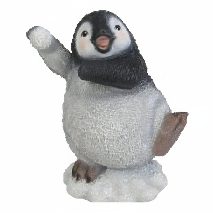 Playful Penguin Snowballing F Keans Claremorris