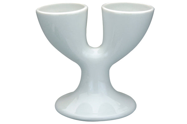 Porcelain Egg Cup Double Keans Claremorris