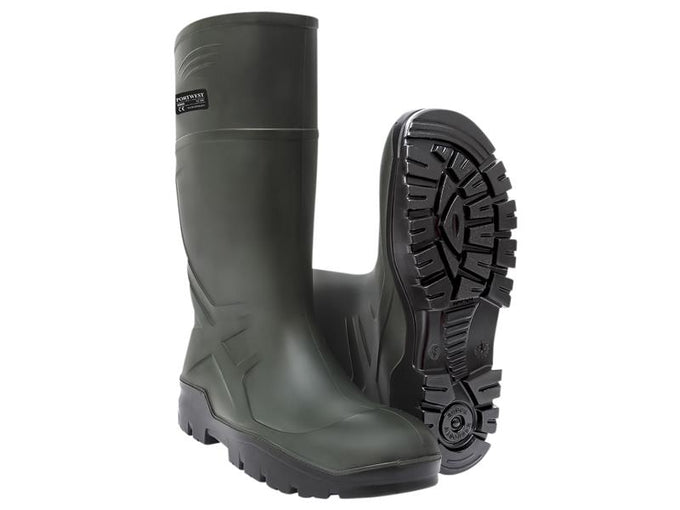 Portwest PU Non Safety Wellingtons, waterproof PVC boots with removable insole, sizes 11-46 – Keans Claremorris