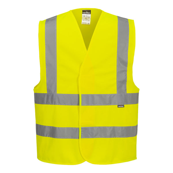 Portwest Two Band Hi-Viz Vest - Yellow S/M Keans Claremorris