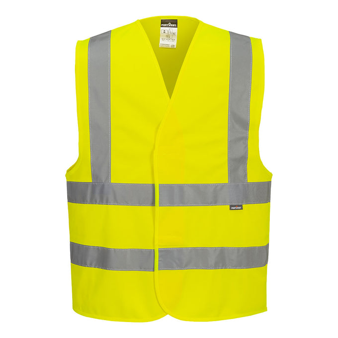 Portwest Two Band Hi-Viz Vest - Yellow S/M Keans Claremorris
