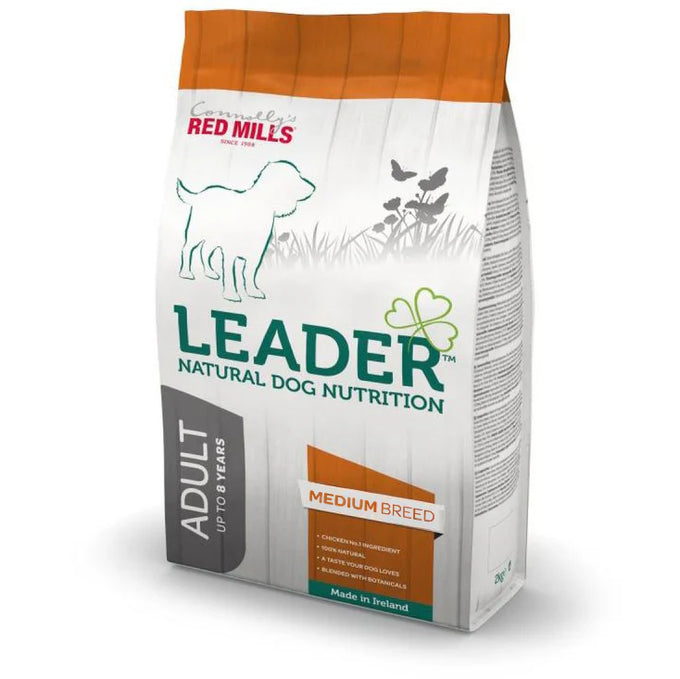 Premium Dog Food 2KG - Leader - Adult Medium Breed  Red Mills Dog Food | Keans Claremorris