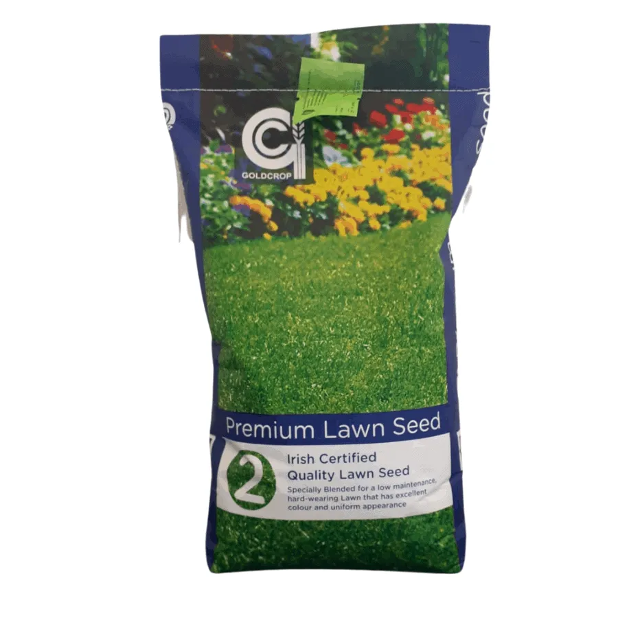 Premium Lawn Seed 10KG covers 300m2, drought-tolerant mix with Ryegrass & Fescue for durable, green lawns – Keans Claremorris