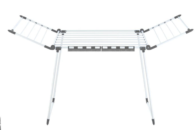 Premium Wide Leg Airer with 12.7m drying space, durable carbon steel, foldable design, 20kg capacity – Keans Claremorris