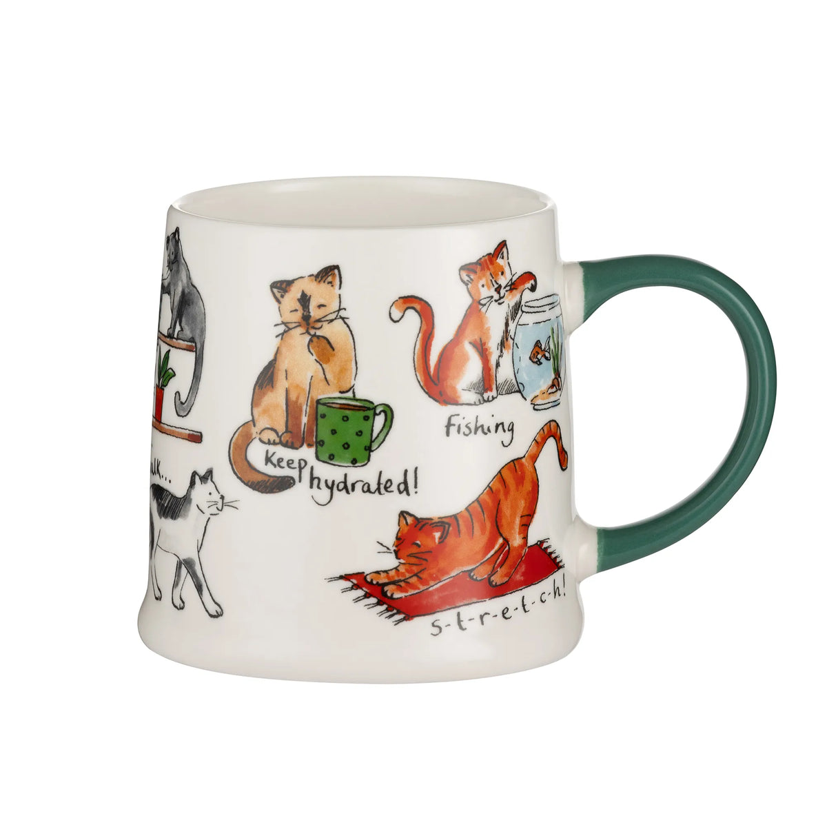 Price & Kensington Wellness Cats Mug 380ml Keans Claremorris