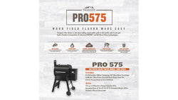 Traeger Pro D2® 575 Pellet Grill - WiFi Enabled PRO 575 BLACK