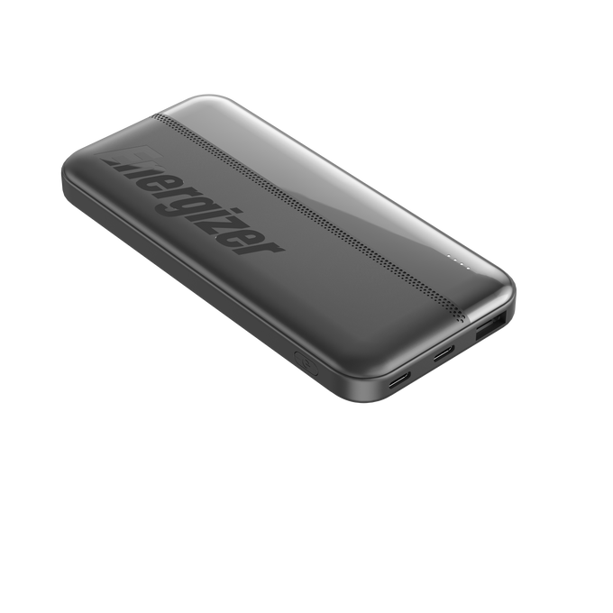 Energizer 20000mAh Power Bank with triple output, 2.1A fast charging, LED indicator – available at Kean’s Claremorris. –