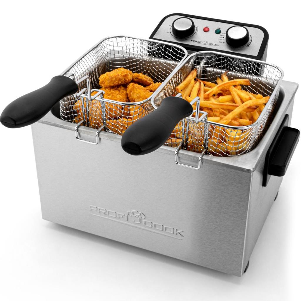 Proficook Twin 5 Litre Deep Fat Fryer | 011203 Keans Claremorris
