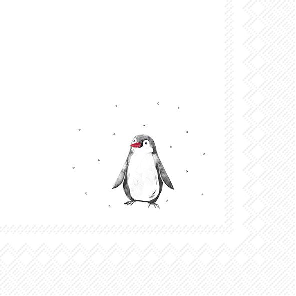 Pure Penguin Black Lunch Napkins Keans Claremorris