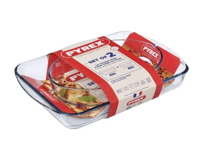 Pyrex 2Pce Roaster Set (30x21/40x27) Keans Claremorris