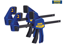 IRWIN Q/Grip 12in Quick-Change Bar Clamps Twin Pack, 136kg force, 300mm capacity – Keans Claremorris