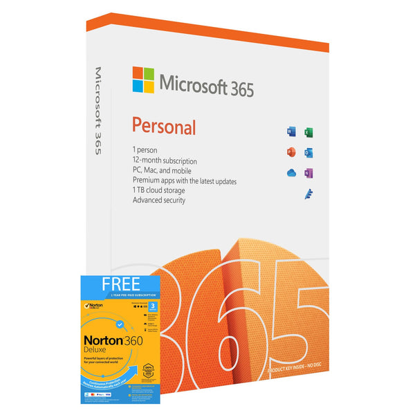 Microsoft 365 Personal - 1 User - 1 Year Subscription