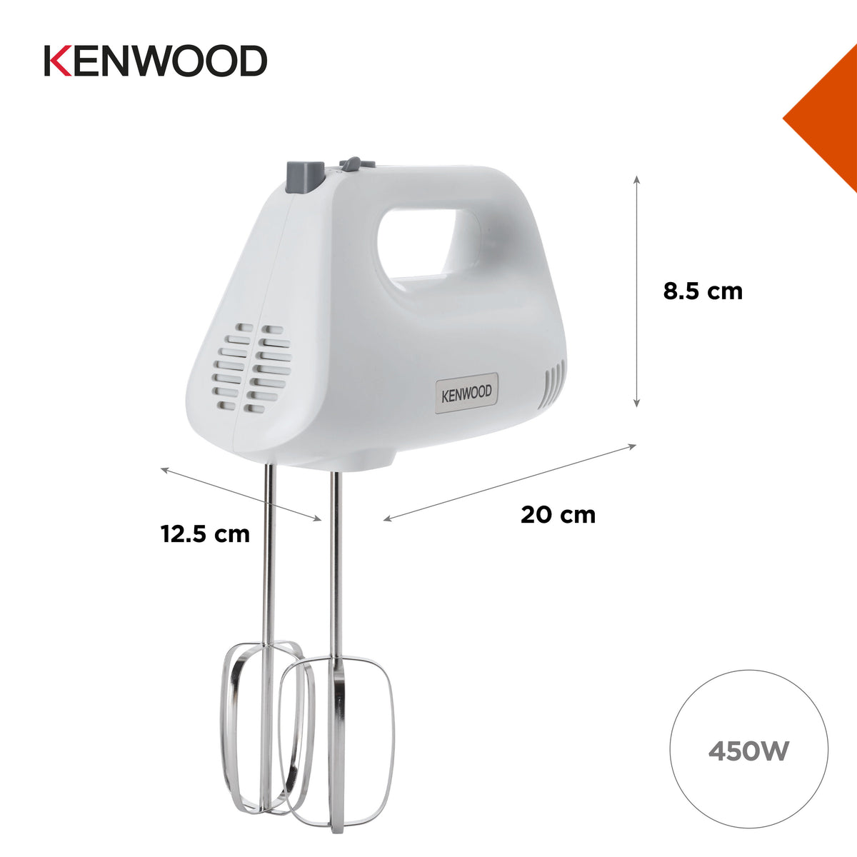 Kenwood Lite Hand Mixer | HMP30.A0WH | White - Image 4