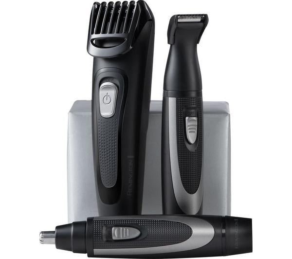 REMINGTON The Works MB905 6-piece Beard Trimmer Kit - Black & Grey | Keans Claremorris