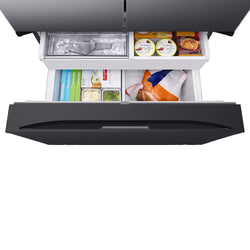 Samsung American Style Fridge Freezer Black RF24BB620EB1EU, spacious double door fridge freezer at Keans Claremorris