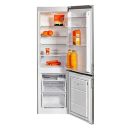 NordMende 54cm Freestanding 170cm Low Frost Fridge Freezer SILVER