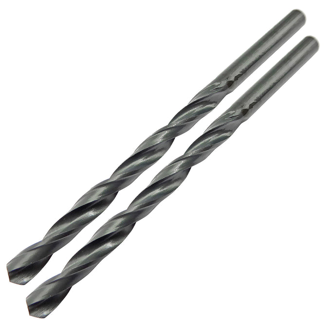 DIN338 HSS drill bit 5.0x86mm pack of 2, high durability, precise steel drilling, split point, Keans Claremorris.