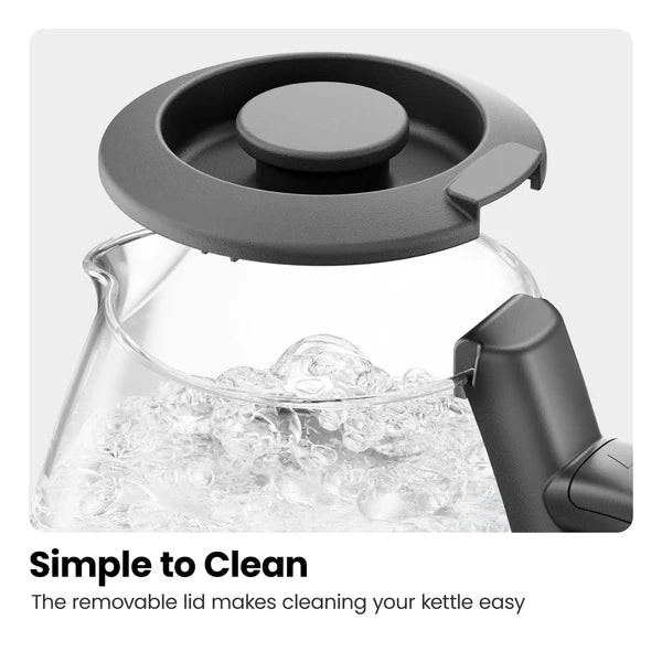 Chefman Fast Boil 1.7L Electric Glass Kettle| RJ11-17-GMRL - Image 2