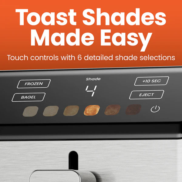 Chefman Smart Touch 2 Slice Toaster| RJ31-SS-T-2S-UK - Image 5