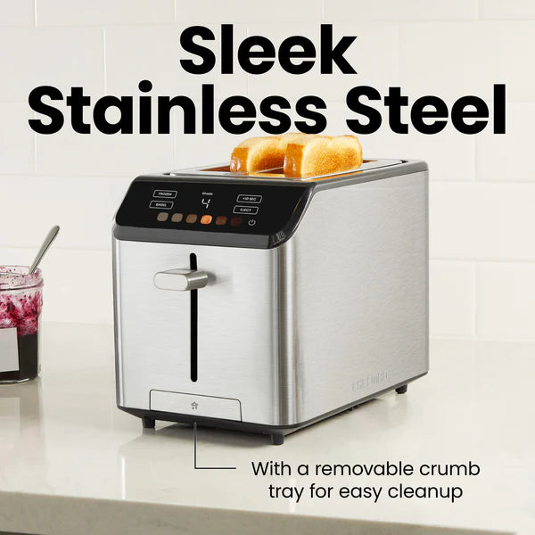Chefman Smart Touch 2 Slice Toaster| RJ31-SS-T-2S-UK - Image 4
