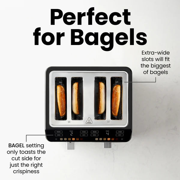 Chefman Smart Touch 4 Slice Toaster| RJ31-SS-T-4SL-SBS - Image 4