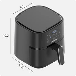 Chefman Turbo Fry Touch 4L Air Fryer| RJ38-4T-BLACK