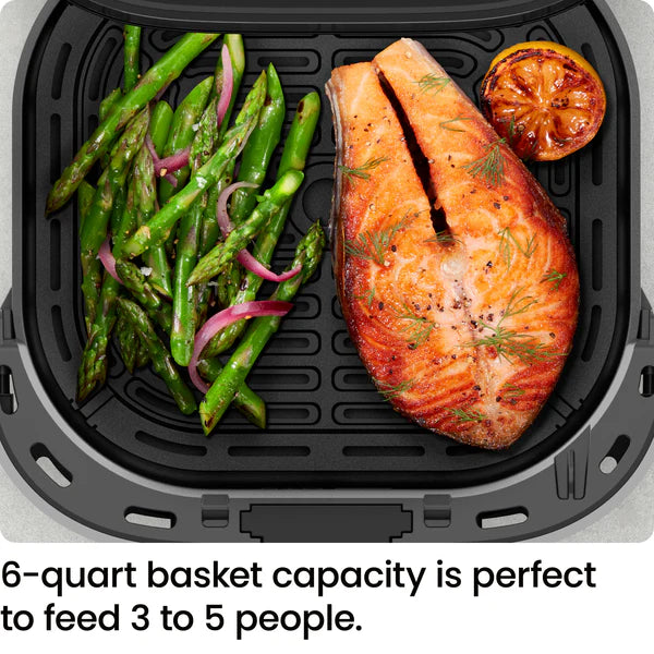 Chefman AirFryer Turbo Fry Touch 6 ltr - Easy View Window| RJ38-6TW-BLK - DS-UK - Image 3