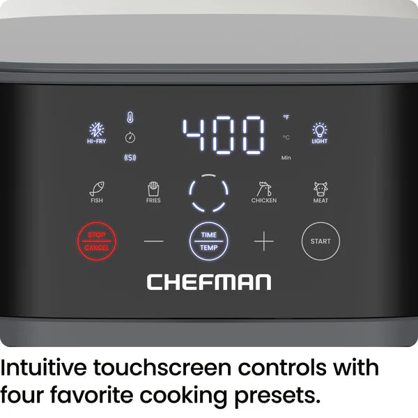 Chefman AirFryer Turbo Fry Touch 6 ltr - Easy View Window| RJ38-6TW-BLK - DS-UK - Image 2