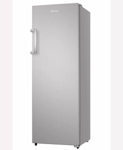 Hisense 179cm tall freestanding fridge in stainless steel, available at Keans Claremorris