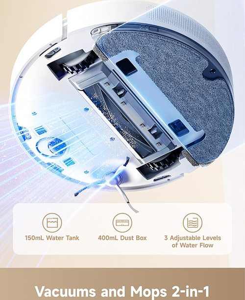 Dreame D10 Plus Gen 2 Robot Vacuum & Mop with Self-Emptying Base, Efficient Cleaning - Keans Claremorris
