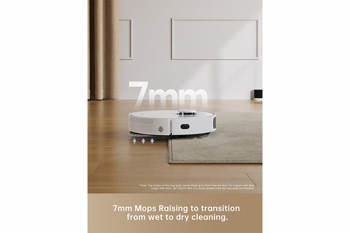 Dreame Robot Vacuum Robotic Vac L10s Pro Gen 2 - White | RLL42SDA - Image 3