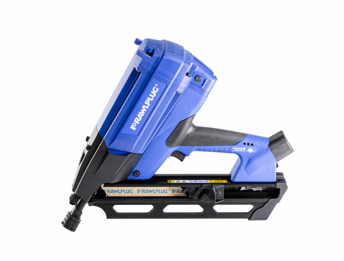 Rawplug R-WW90II gas powered framing nailer, durable construction tool, available at Keans Claremorris.
